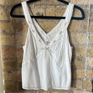Reformation embroidered tank